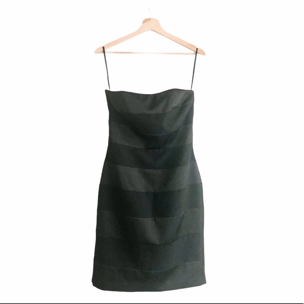 White House Black Market | Strapless Black Dress
